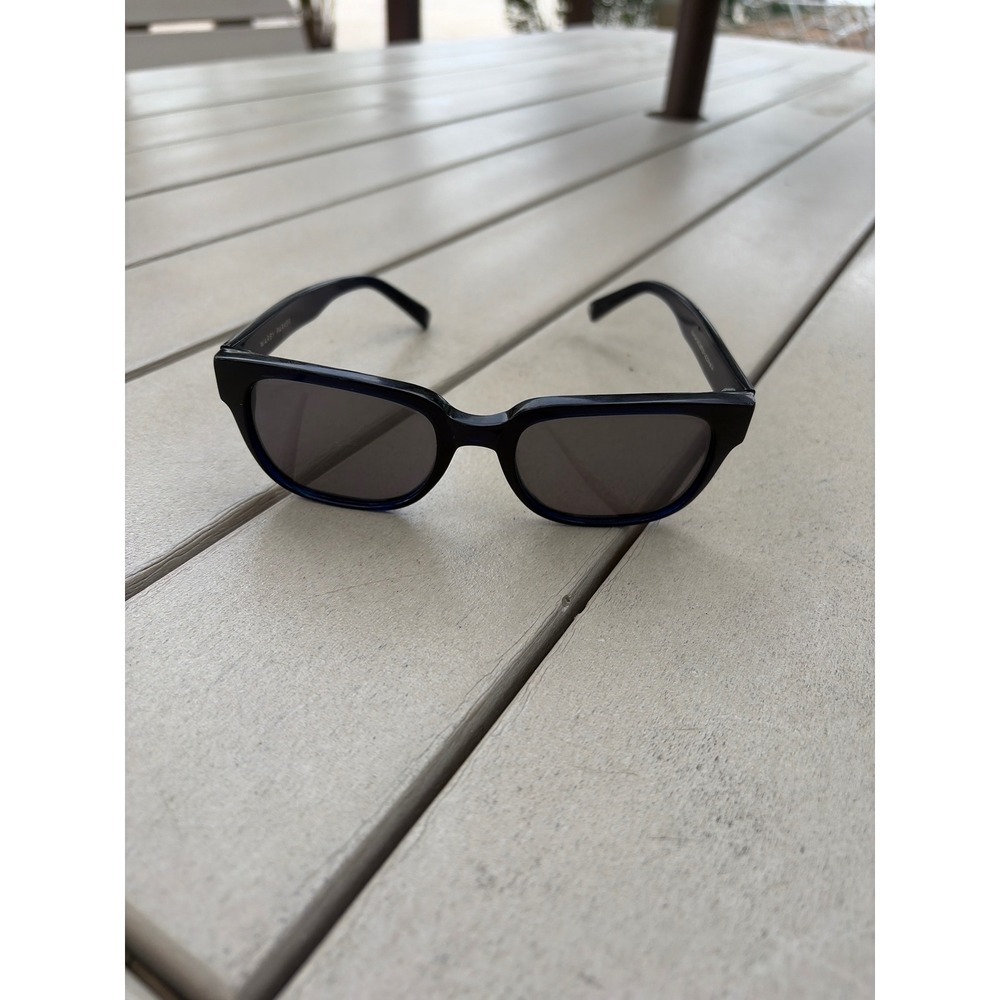 Warby Parker Spencer 350 Sunglasses Navy Blue Square Frames 53-20-140